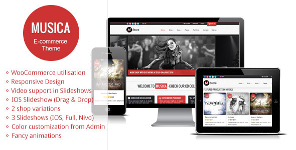 Musica Preview Wordpress Theme - Rating, Reviews, Preview, Demo & Download