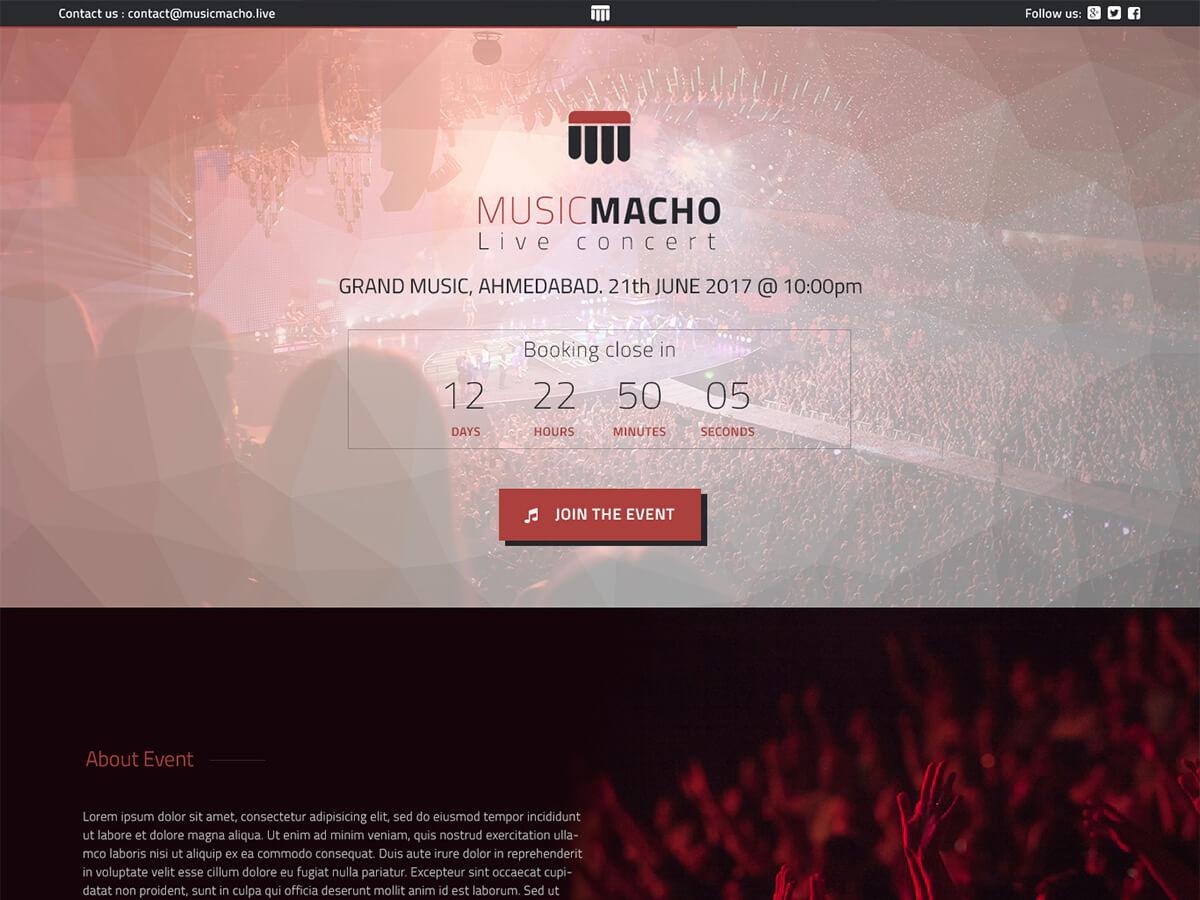 MusicMacho Preview Wordpress Theme - Rating, Reviews, Preview, Demo & Download