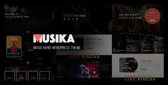 Musika Preview Wordpress Theme - Rating, Reviews, Preview, Demo & Download