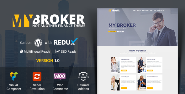 My Broker Preview Wordpress Theme - Rating, Reviews, Preview, Demo & Download
