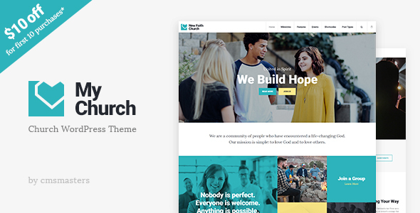 My Church Preview Wordpress Theme - Rating, Reviews, Preview, Demo & Download
