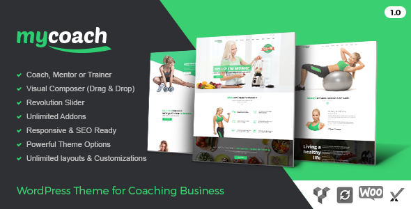 My Coach Preview Wordpress Theme - Rating, Reviews, Preview, Demo & Download