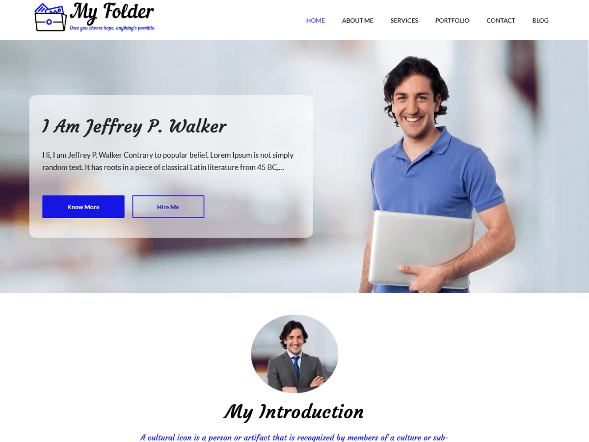 My Folder Preview Wordpress Theme - Rating, Reviews, Preview, Demo & Download