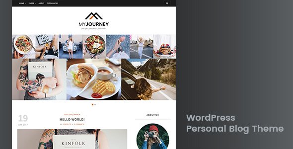My Journey Preview Wordpress Theme - Rating, Reviews, Preview, Demo & Download