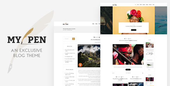 My Pen Preview Wordpress Theme - Rating, Reviews, Preview, Demo & Download