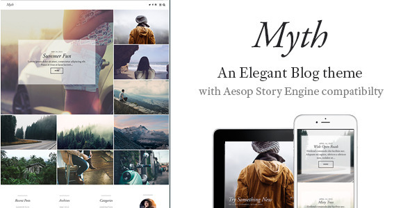 Myth Preview Wordpress Theme - Rating, Reviews, Preview, Demo & Download