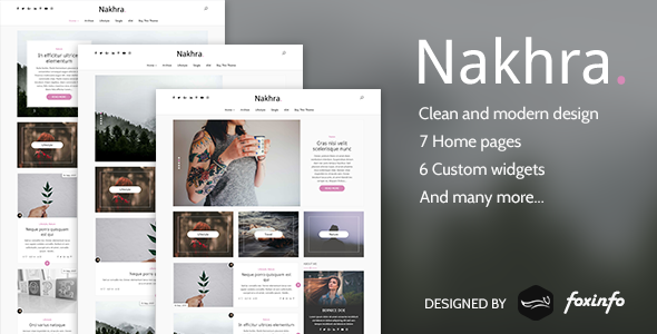 Nakhra Preview Wordpress Theme - Rating, Reviews, Preview, Demo & Download