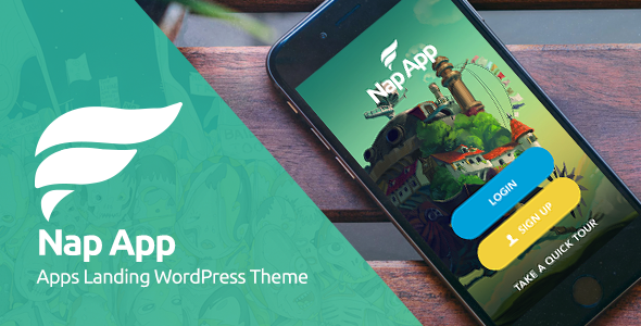 NapApp Preview Wordpress Theme - Rating, Reviews, Preview, Demo & Download