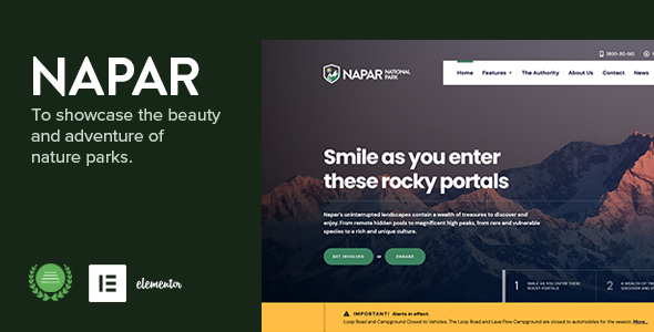 Napar Preview Wordpress Theme - Rating, Reviews, Preview, Demo & Download