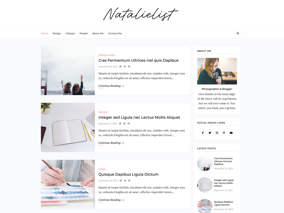 NatalieList Preview Wordpress Theme - Rating, Reviews, Preview, Demo & Download