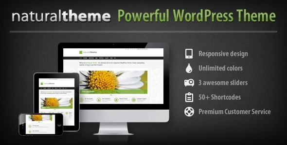Natural Preview Wordpress Theme - Rating, Reviews, Preview, Demo & Download