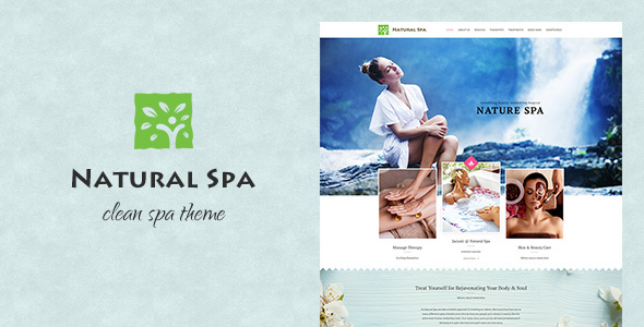 Natural Spa Preview Wordpress Theme - Rating, Reviews, Preview, Demo & Download