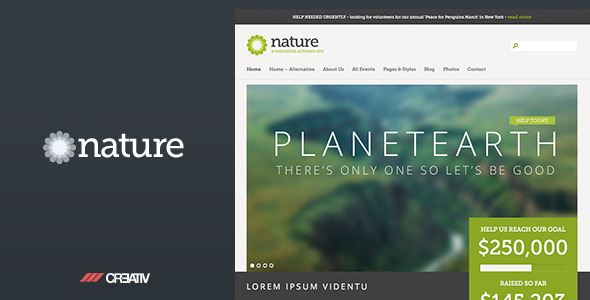 Nature Premium Preview Wordpress Theme - Rating, Reviews, Preview, Demo & Download