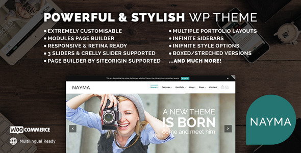 Nayma Preview Wordpress Theme - Rating, Reviews, Preview, Demo & Download