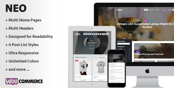 NEO Preview Wordpress Theme - Rating, Reviews, Preview, Demo & Download