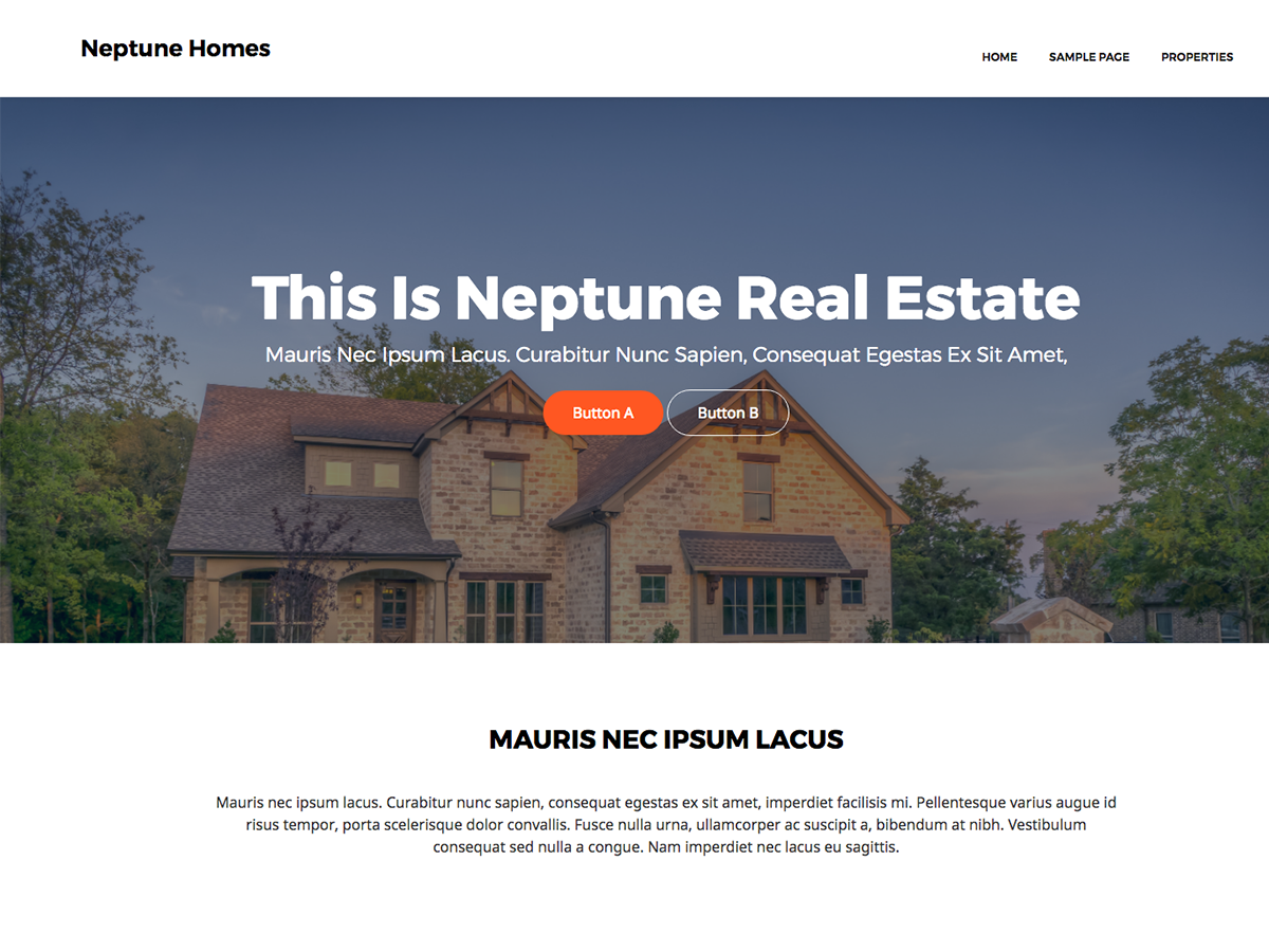 Neptune Real Preview Wordpress Theme - Rating, Reviews, Preview, Demo & Download