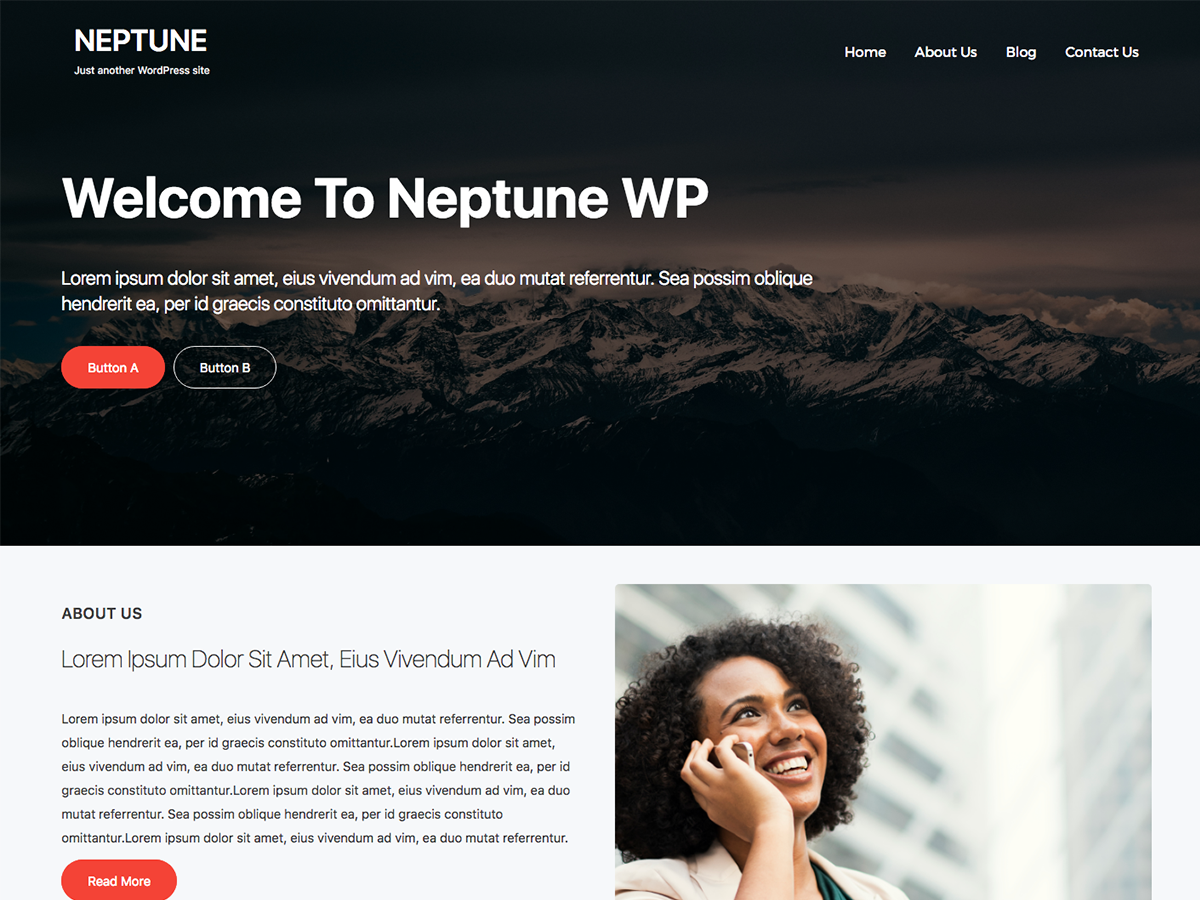 Neptune WP Preview Wordpress Theme - Rating, Reviews, Preview, Demo & Download