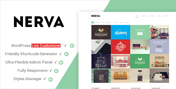 Nerva Preview Wordpress Theme - Rating, Reviews, Preview, Demo & Download