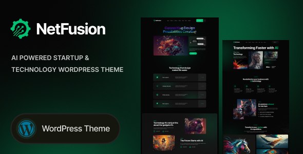 NetFusion Preview Wordpress Theme - Rating, Reviews, Preview, Demo & Download