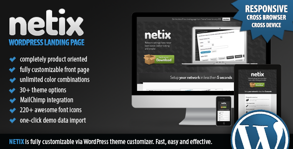 Netix Preview Wordpress Theme - Rating, Reviews, Preview, Demo & Download