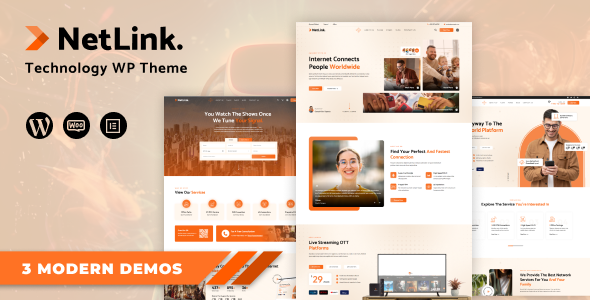 Netlink Preview Wordpress Theme - Rating, Reviews, Preview, Demo & Download