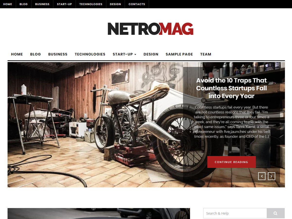 NetroMag Preview Wordpress Theme - Rating, Reviews, Preview, Demo & Download