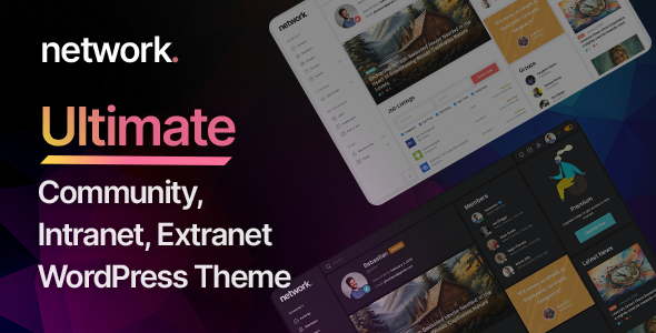 Network Preview Wordpress Theme - Rating, Reviews, Preview, Demo & Download