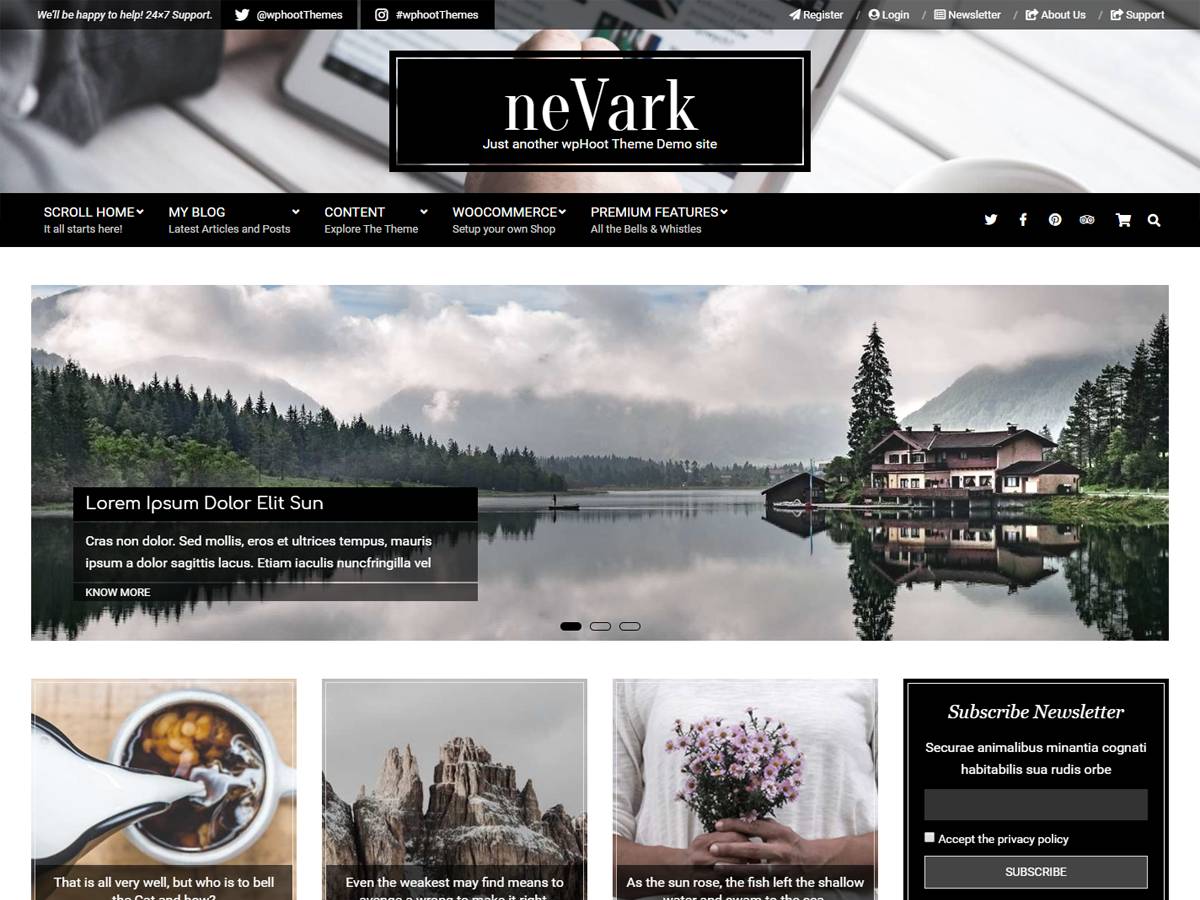 Nevark Preview Wordpress Theme - Rating, Reviews, Preview, Demo & Download