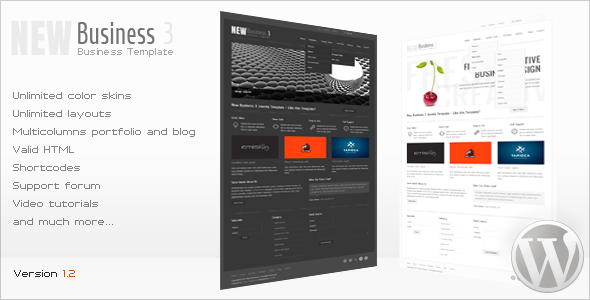 New Business Preview Wordpress Theme - Rating, Reviews, Preview, Demo & Download