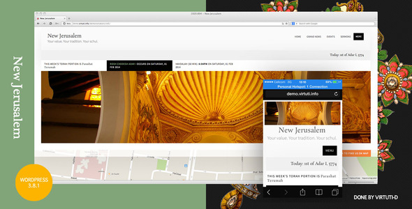 New Jerusalem Preview Wordpress Theme - Rating, Reviews, Preview, Demo & Download