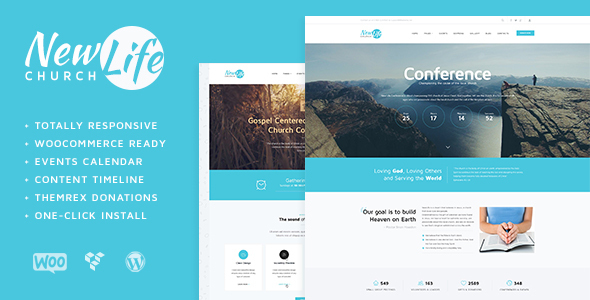 New Life Preview Wordpress Theme - Rating, Reviews, Preview, Demo & Download