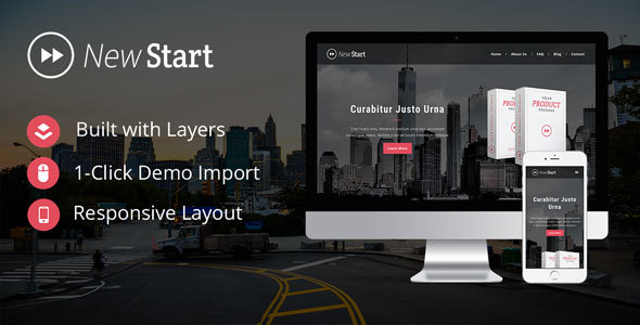 New Start Preview Wordpress Theme - Rating, Reviews, Preview, Demo & Download