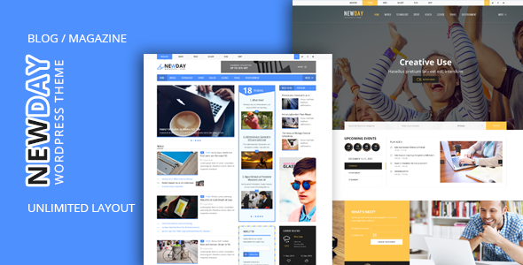 NewDay Preview Wordpress Theme - Rating, Reviews, Preview, Demo & Download