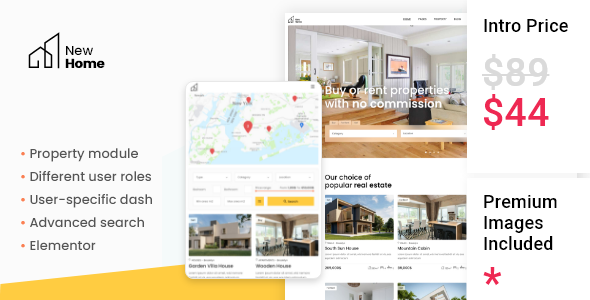 NewHome Preview Wordpress Theme - Rating, Reviews, Preview, Demo & Download