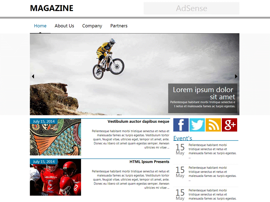 News Magazine Preview Wordpress Theme - Rating, Reviews, Preview, Demo & Download