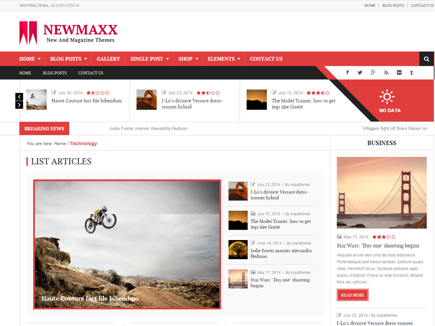 News Maxx Preview Wordpress Theme - Rating, Reviews, Preview, Demo & Download