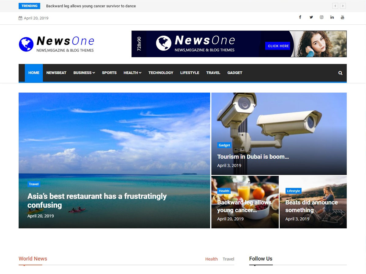 News One Preview Wordpress Theme - Rating, Reviews, Preview, Demo & Download