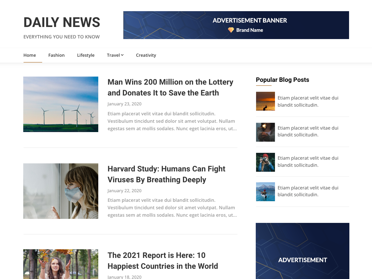 News Portaly Preview Wordpress Theme - Rating, Reviews, Preview, Demo & Download