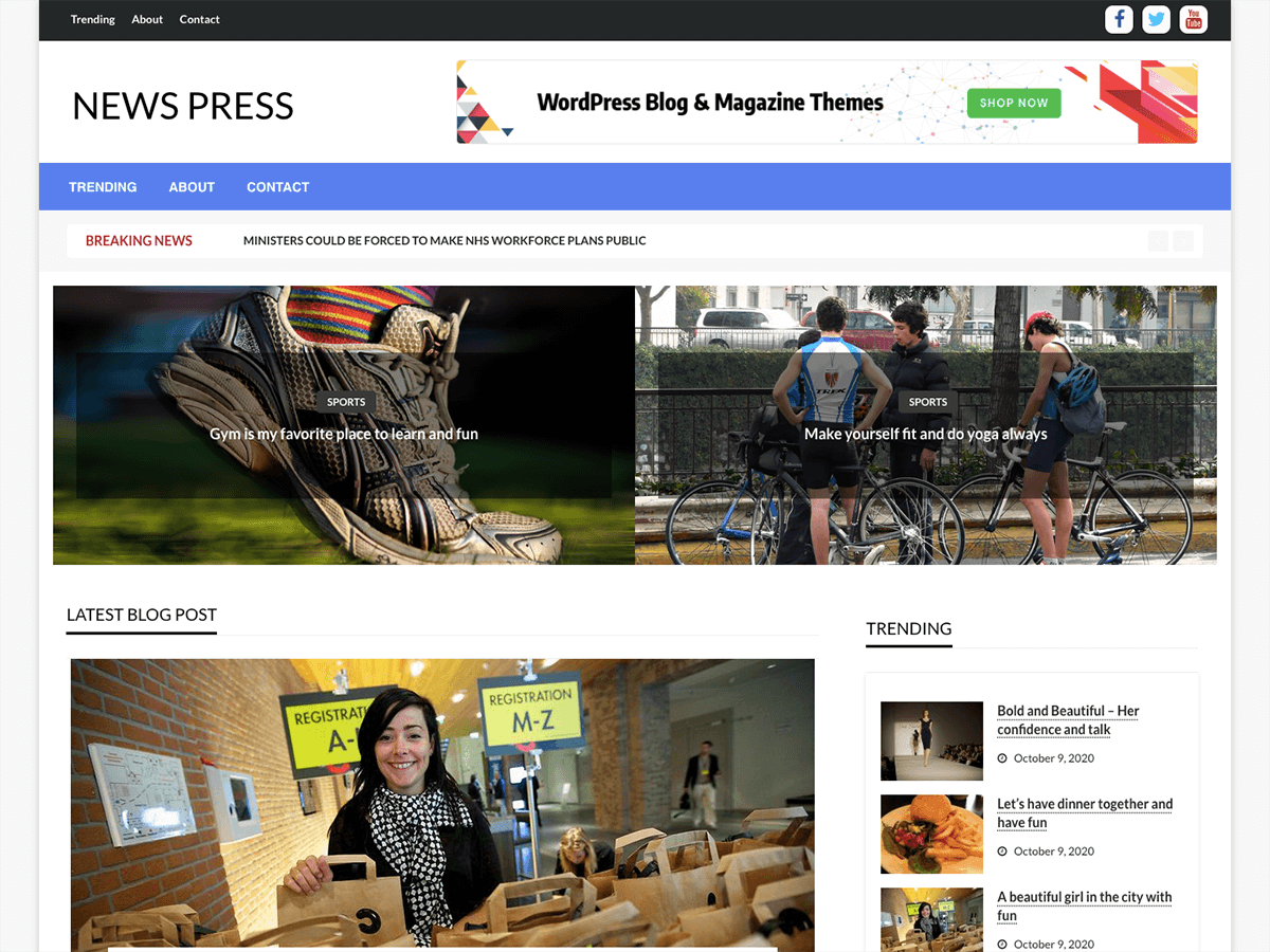 News Press Preview Wordpress Theme - Rating, Reviews, Preview, Demo & Download