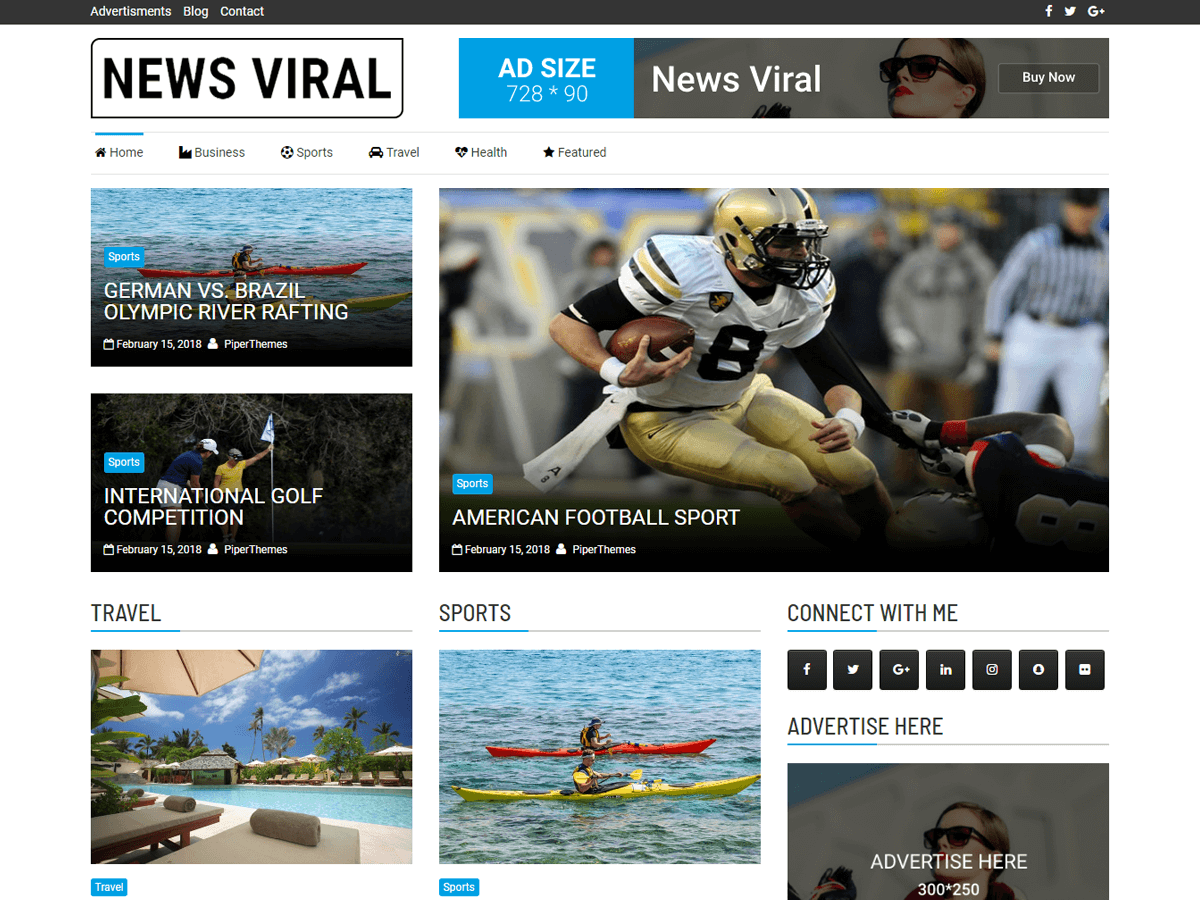 News Viral Preview Wordpress Theme - Rating, Reviews, Preview, Demo & Download