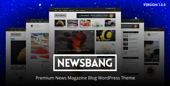 Newsbang Preview Wordpress Theme - Rating, Reviews, Preview, Demo & Download