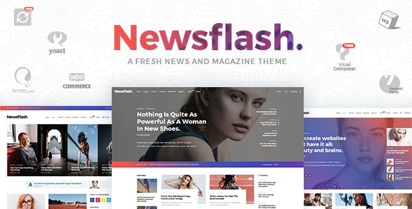 Newsflash Preview Wordpress Theme - Rating, Reviews, Preview, Demo & Download