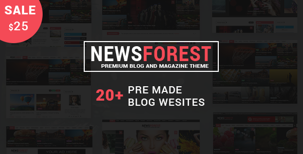 NewsForest Preview Wordpress Theme - Rating, Reviews, Preview, Demo & Download