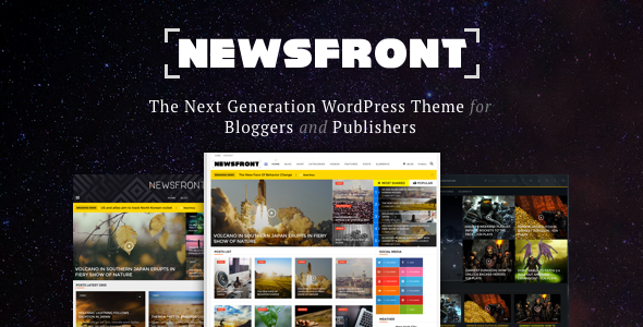NewsFront Preview Wordpress Theme - Rating, Reviews, Preview, Demo & Download