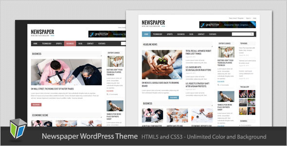 Newspaper Preview Wordpress Theme - Rating, Reviews, Preview, Demo & Download