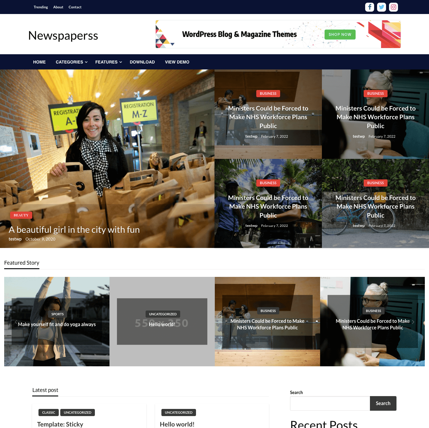 Newspaper Up Preview Wordpress Theme - Rating, Reviews, Preview, Demo & Download