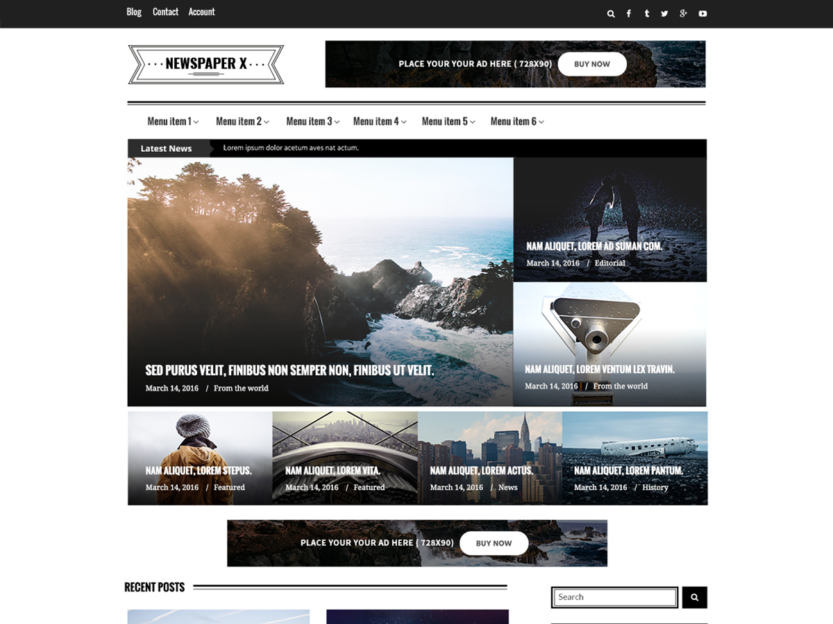 Newspaper X Preview Wordpress Theme - Rating, Reviews, Preview, Demo & Download