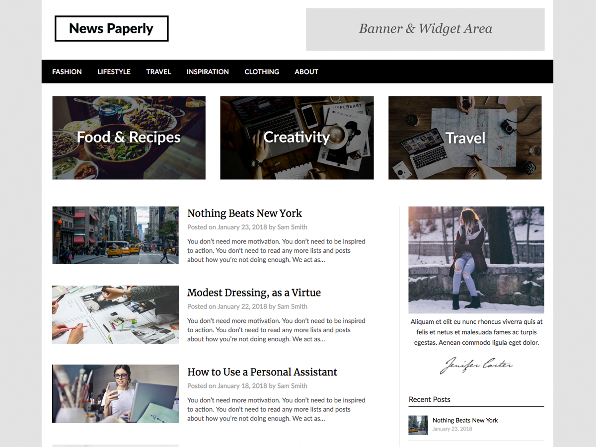 Newspaperly Preview Wordpress Theme - Rating, Reviews, Preview, Demo & Download