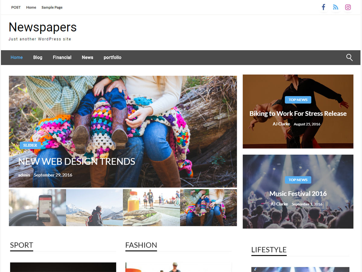 Newspapers Preview Wordpress Theme - Rating, Reviews, Preview, Demo & Download