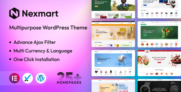 Nexmart Preview Wordpress Theme - Rating, Reviews, Preview, Demo & Download